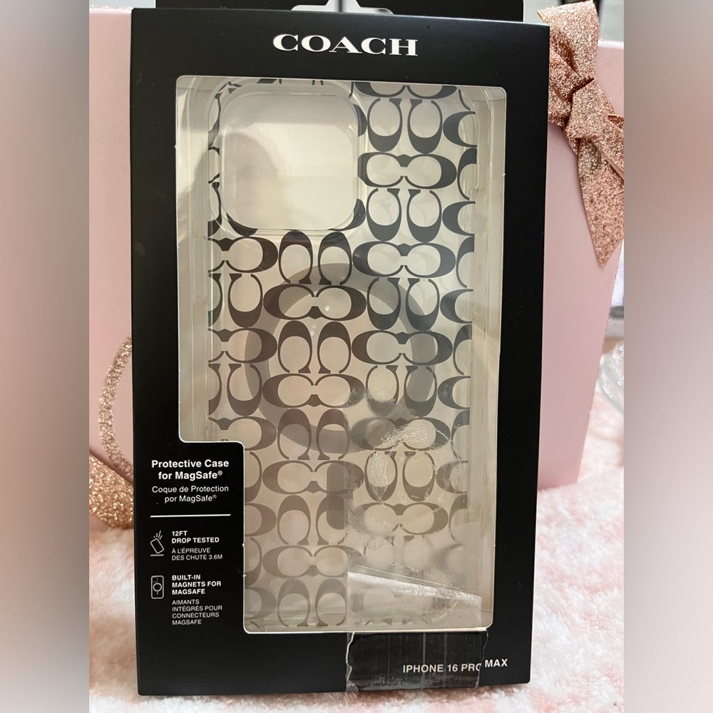 Coach cell phone case 16 pro max